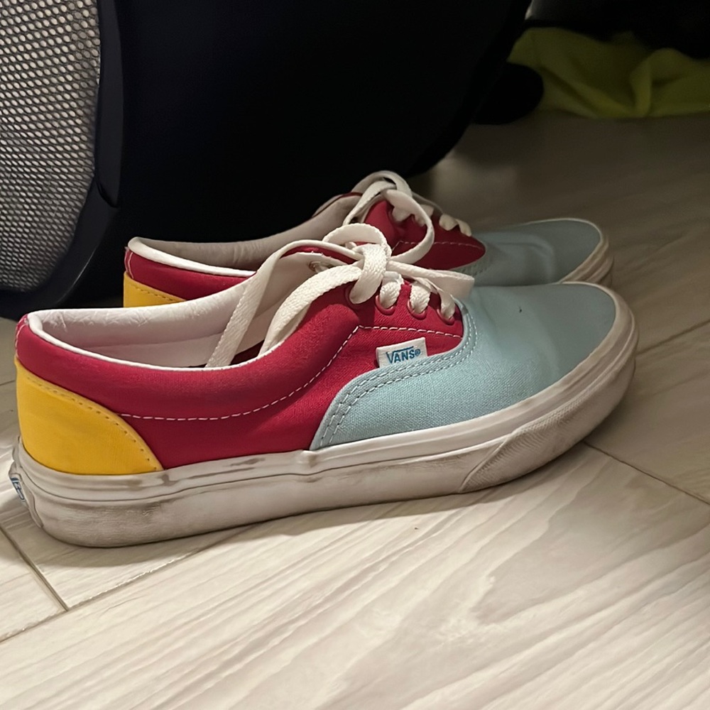 Vans Old Skool Retro Rainbow Skate Shoes, big kids size 4.5 - Picture 1 of 4